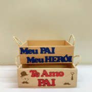 Bandeja M c/ escrita alto relevo - Coleo Pai und